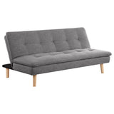 Scout Upholstered Tufted Convertible Sofa Bed Grey