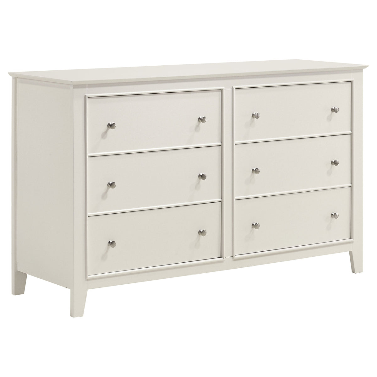 Selena 6-drawer Dresser Cream White