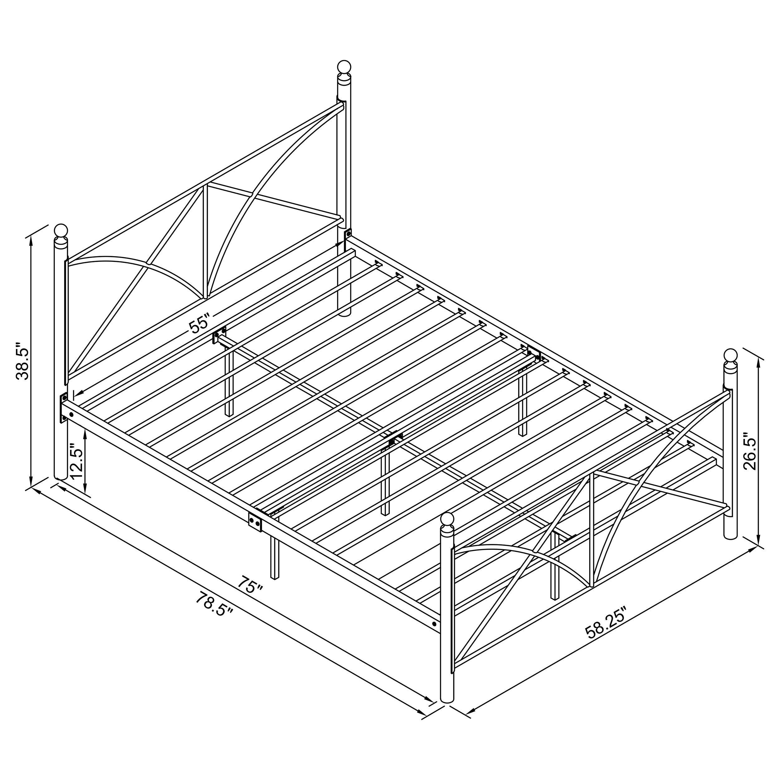 Hart  Platform Bed White