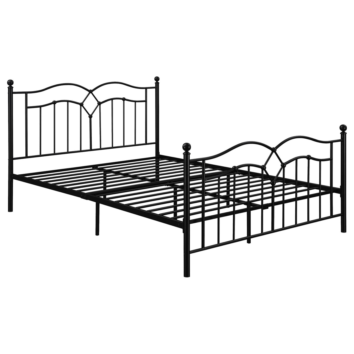 Klossen  Platform Bed Black