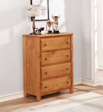 Wrangle Hill 4-drawer Chest Amber Wash