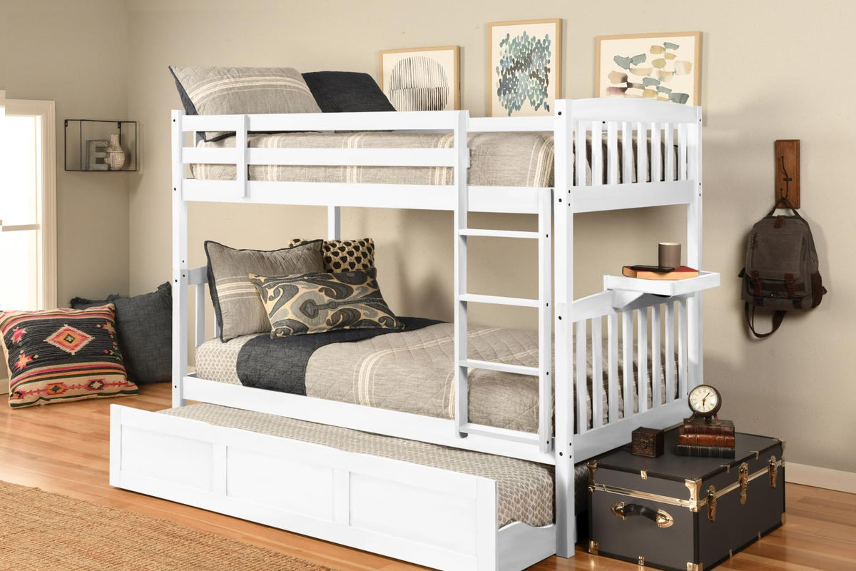 Claire Twin over Twin Bunk Bed in White