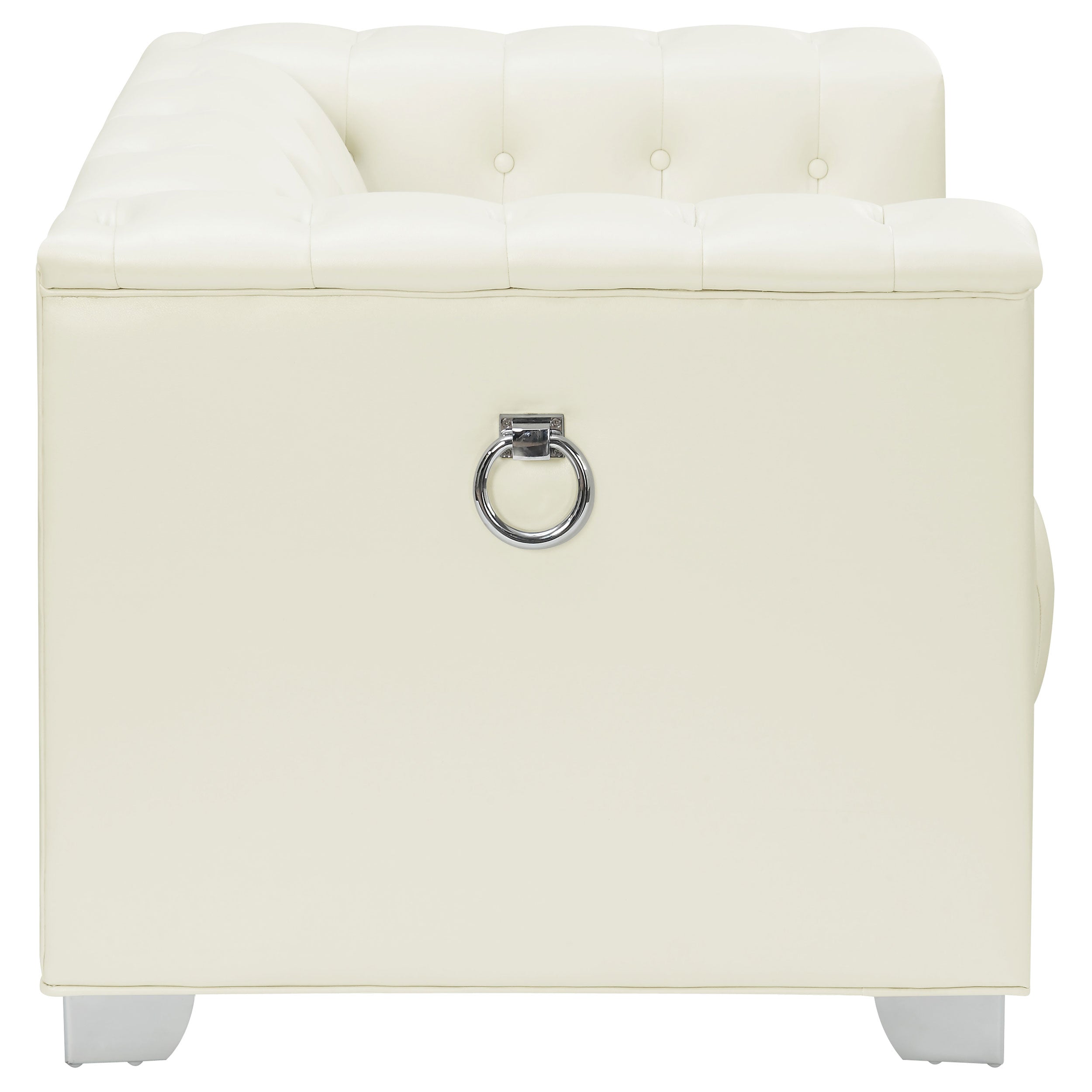 Chaviano Tufted Upholstered Chair Pearl White