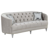 Avonlea 2-piece Tufted Living Room Set Grey