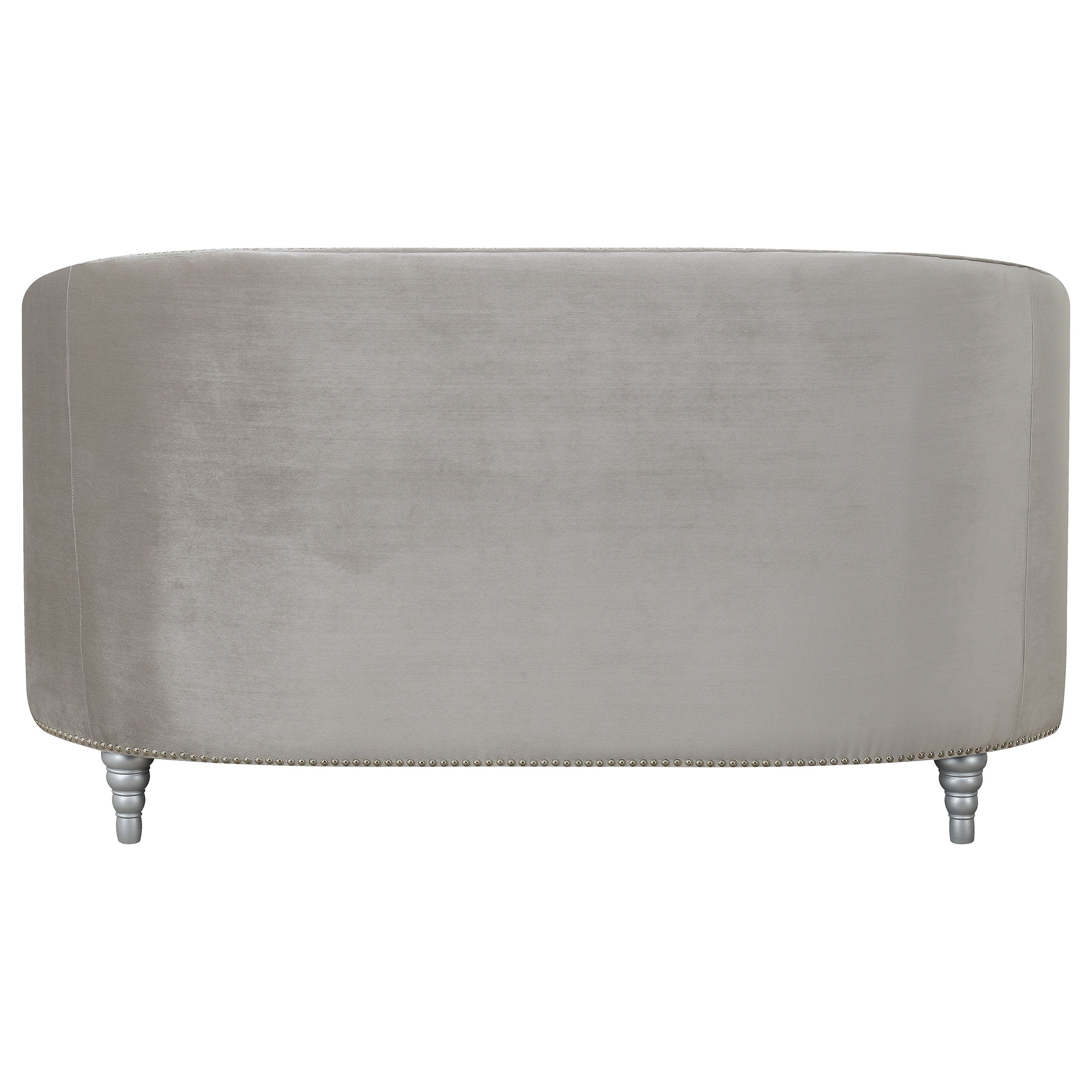 Avonlea Sloped Arm Tufted Loveseat Grey