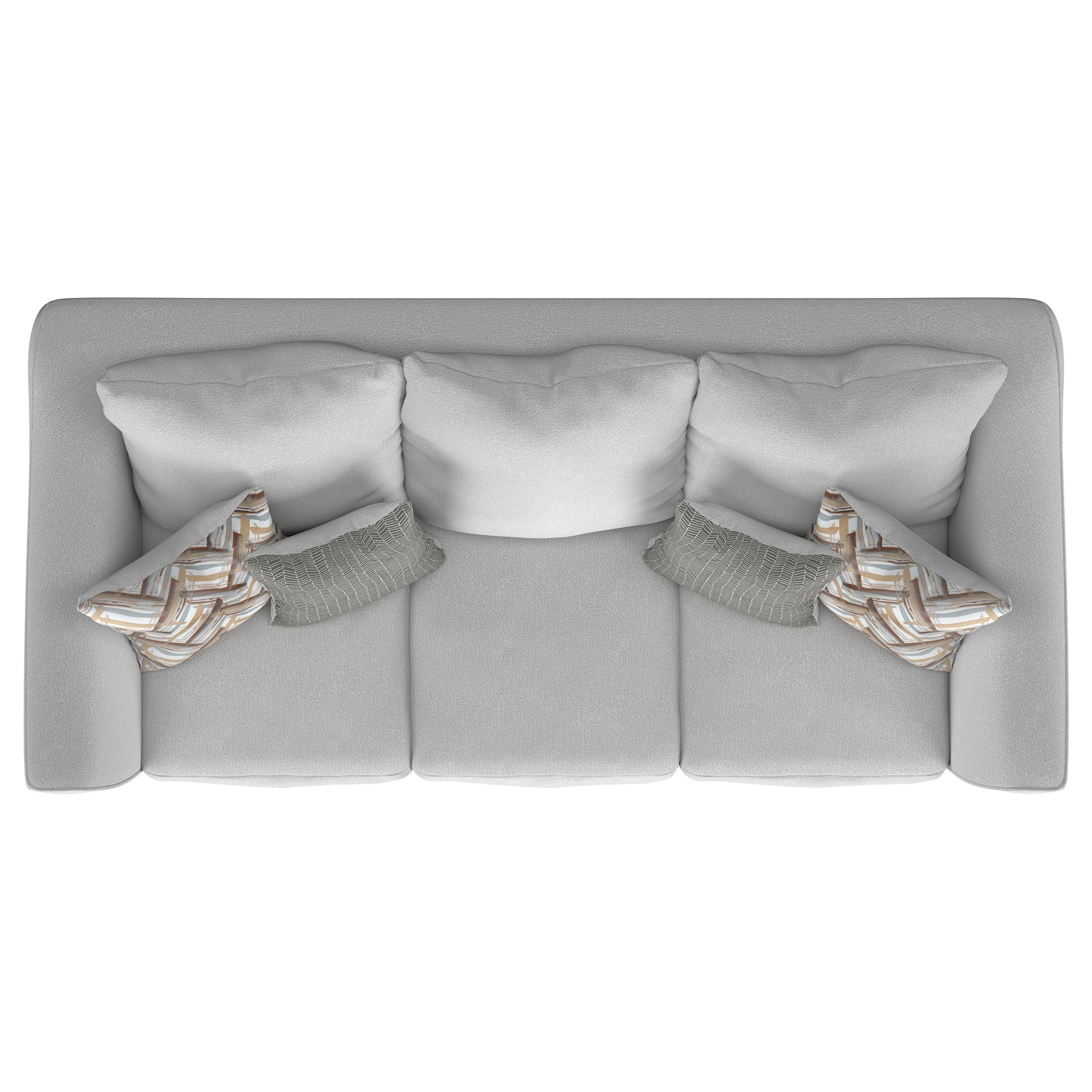 Salizar 3-piece Upholstered Flared Arm Sofa Set Sand