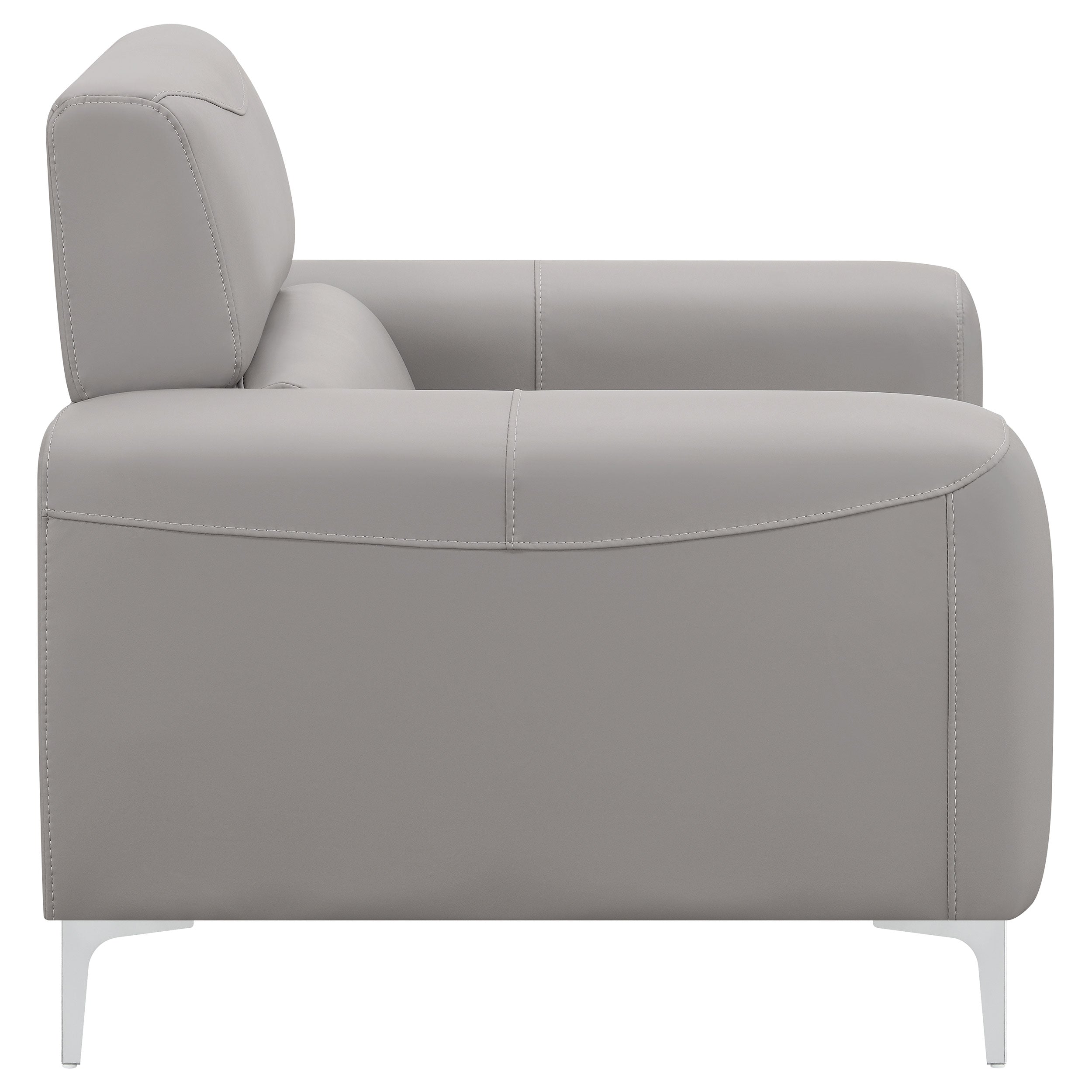 Glenmark Track Arm Upholstered Chair Taupe