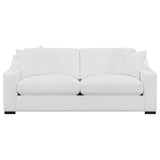 Ashlyn Upholstered Sloped Arms Sofa White