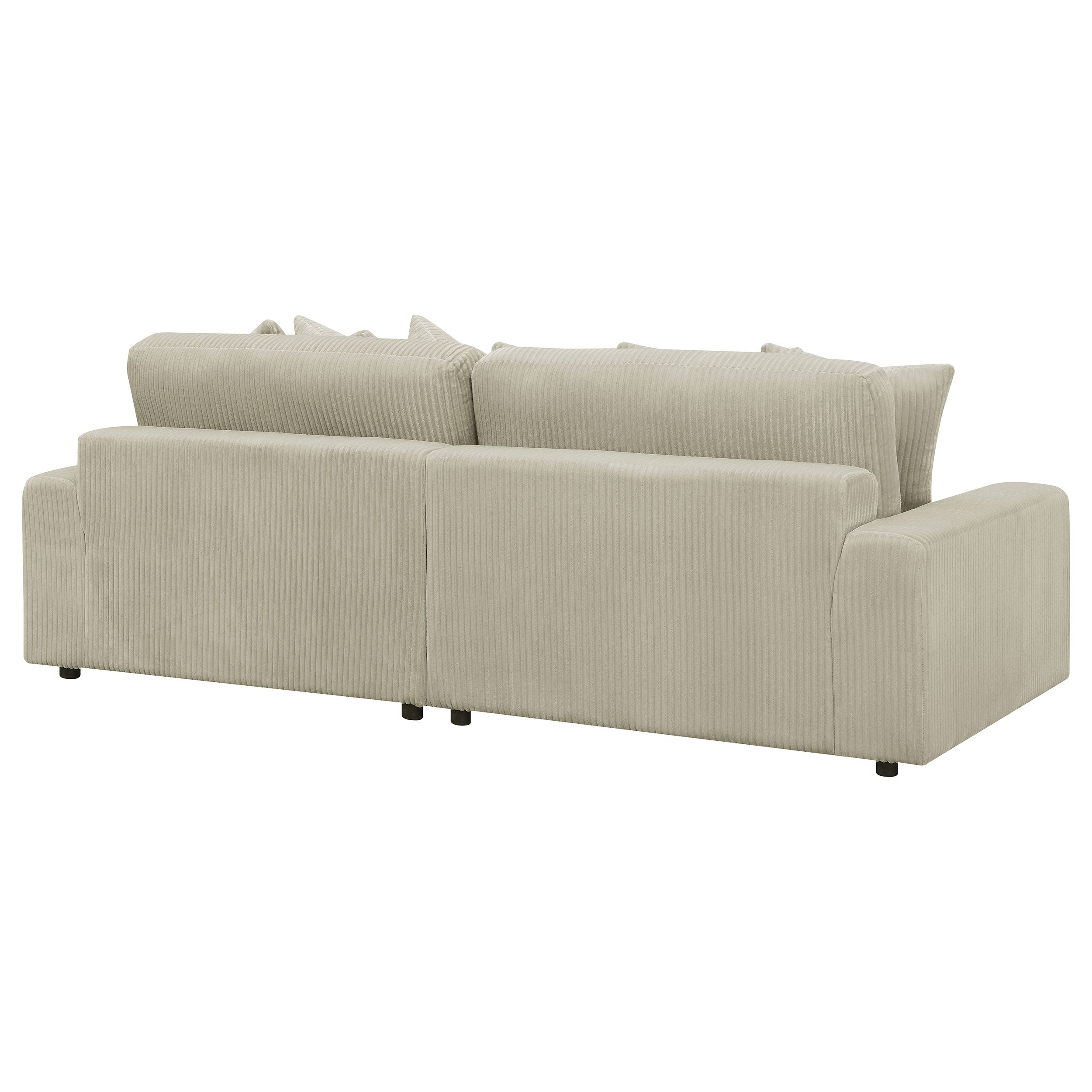 Blaine Upholstered Reversible Sectional Sofa Sand