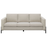 Tilly Upholstered Track Arms Sofa Oatmeal