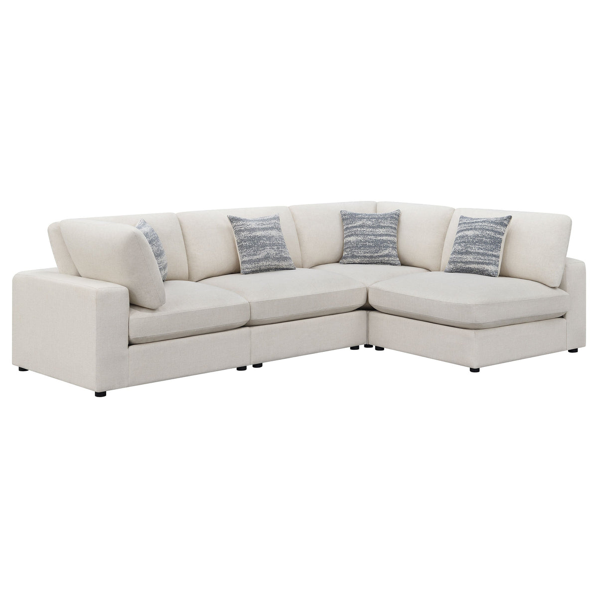 Serene  Upholstered Modular Sectional Beige