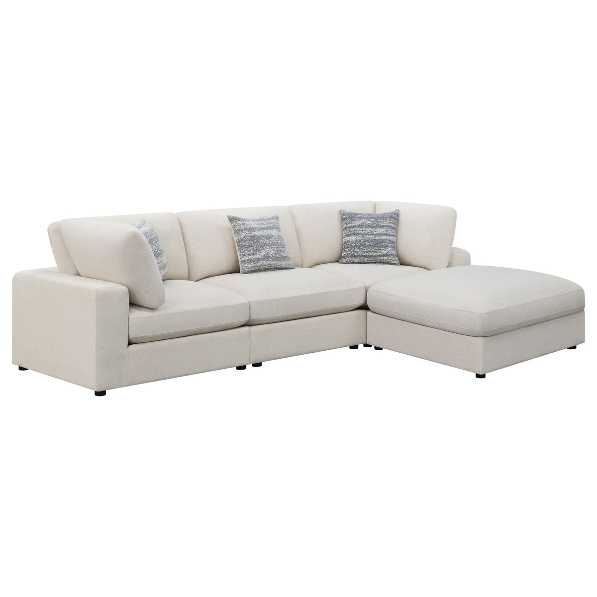 Serene  Upholstered Modular Sectional Beige