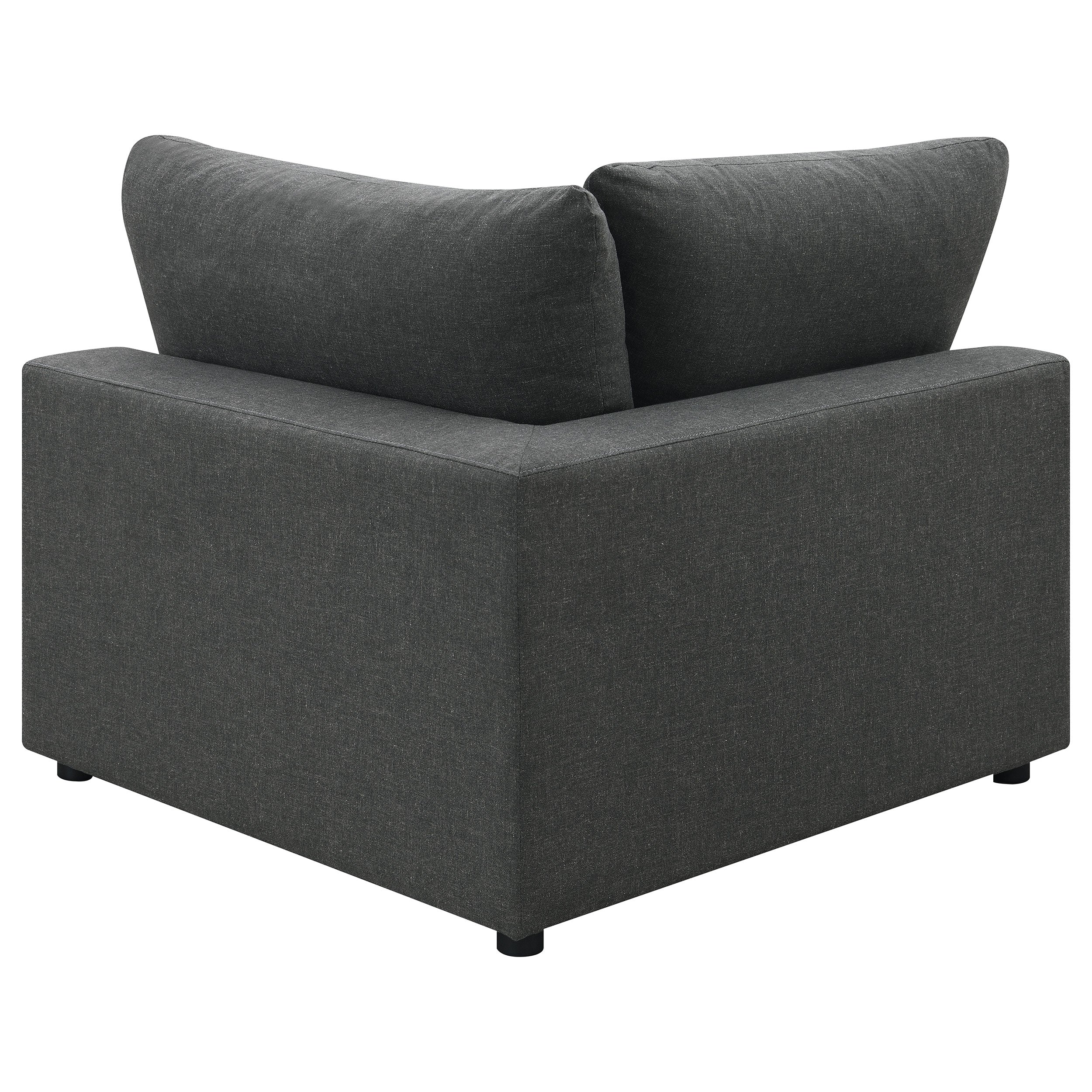 Serene  Upholstered Modular Sectional Charcoal