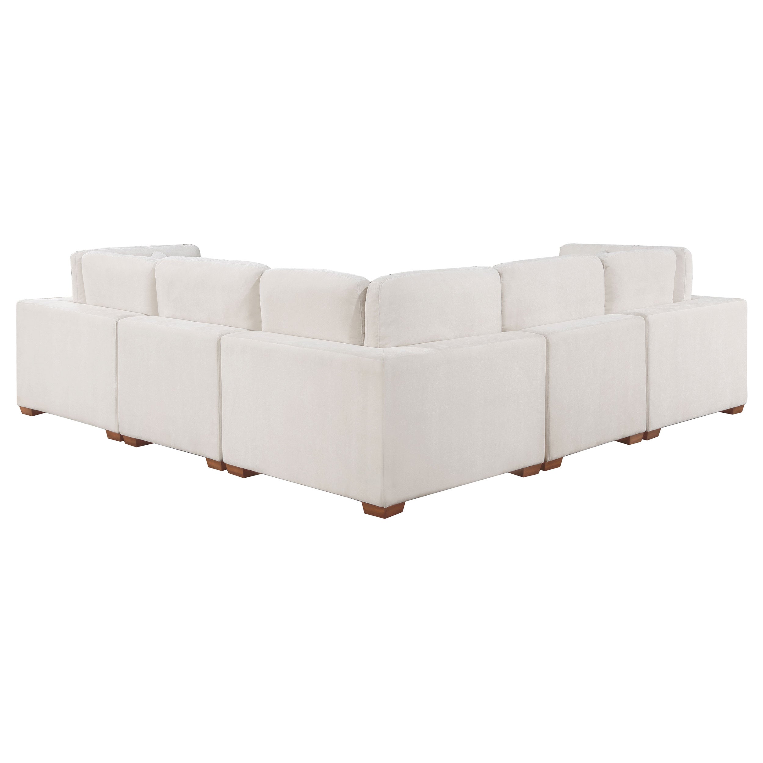 Lakeview  Upholstered Modular Sectional Sofa Ivory