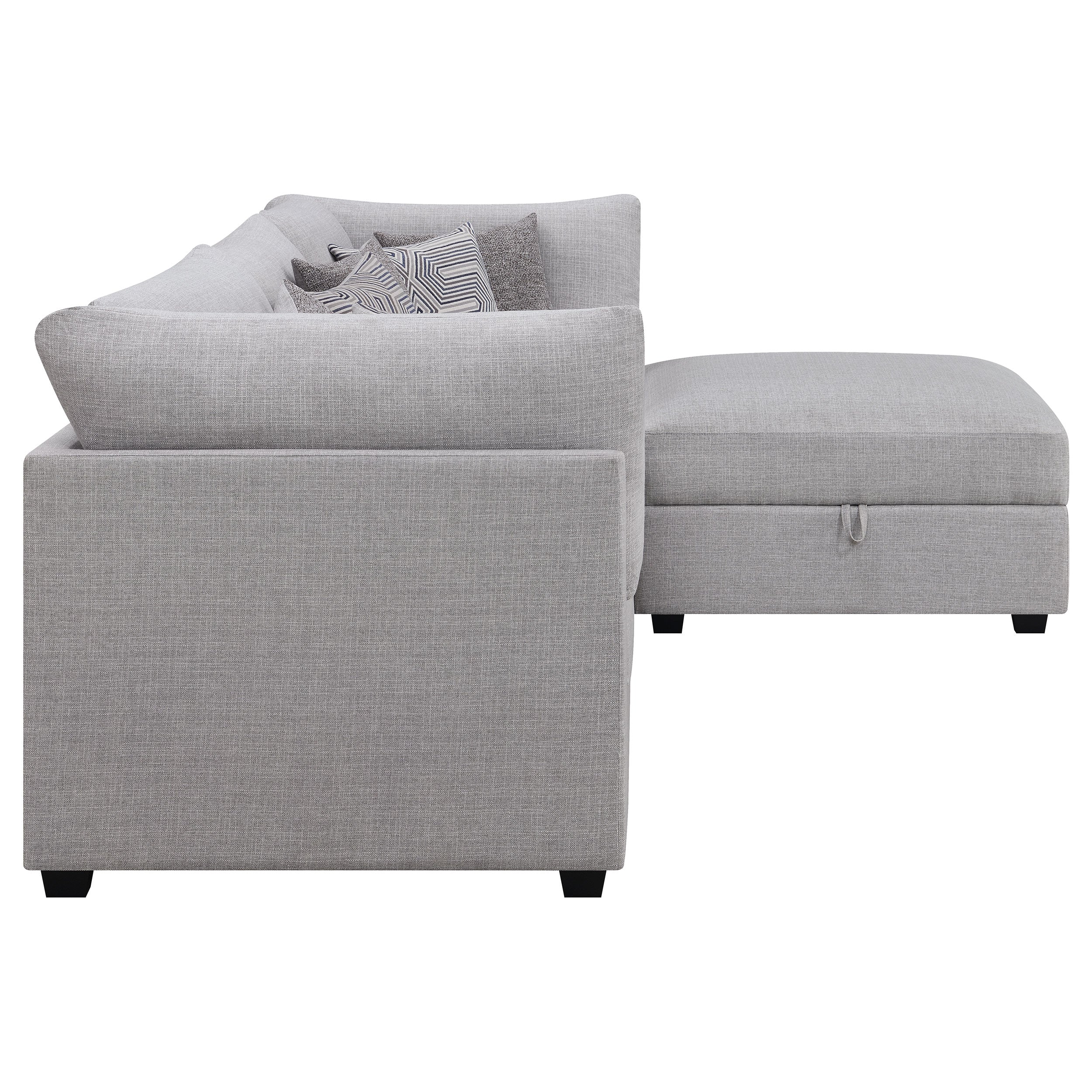 Cambria  Upholstered Modular Sectional Grey