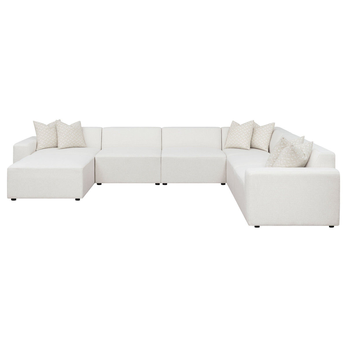 Freddie  Upholstered Modular Sectional Pearl