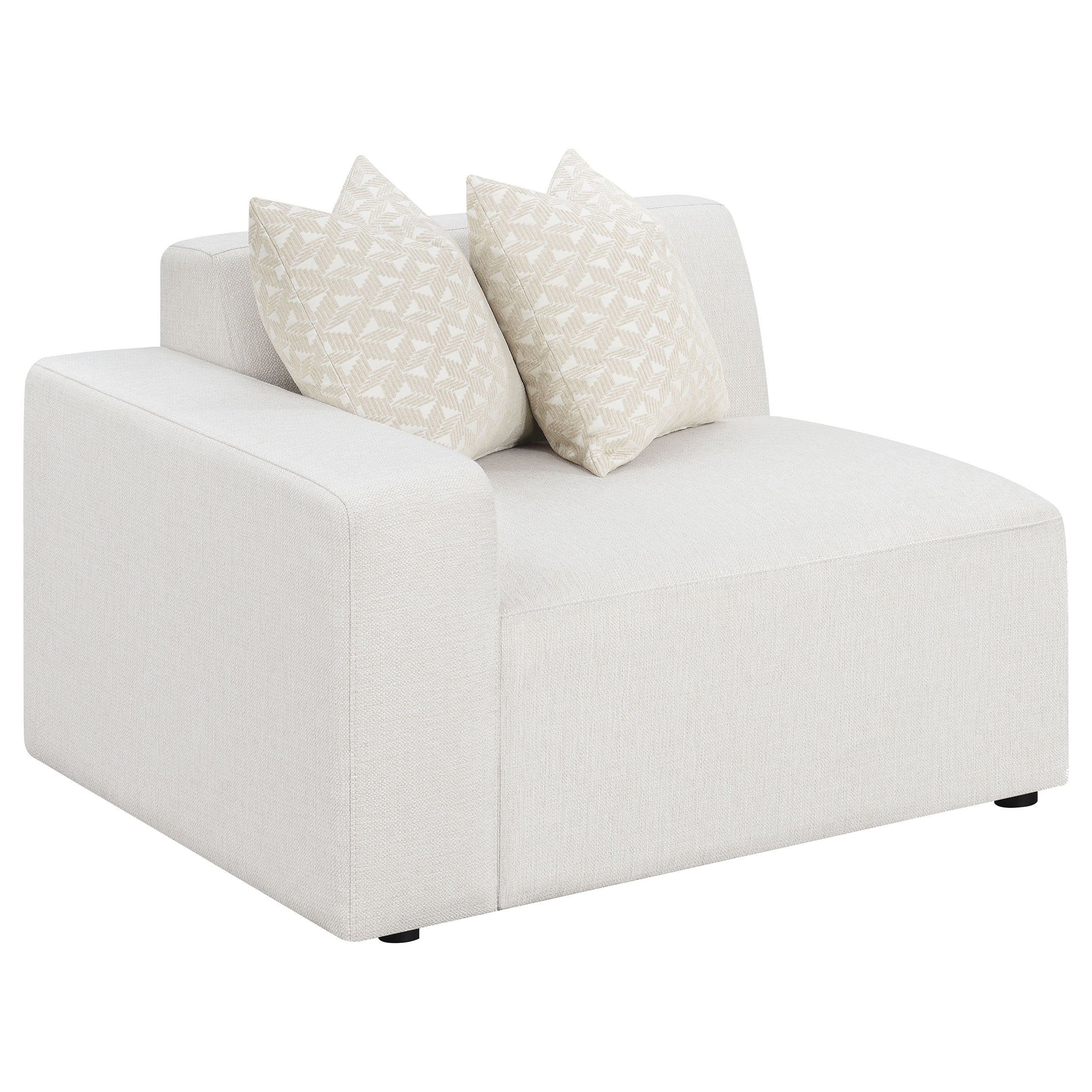 Freddie  Upholstered Modular Sectional Pearl