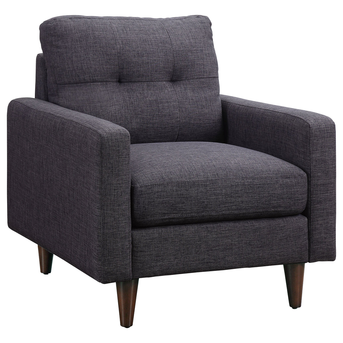 Watsonville Tufted Back Chair Grey