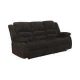 Gordon Pillow Top Arm Motion Sofa Chocolate