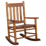 Annie Slat Back Youth Rocking Chair White