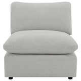 Collins Modular Power Reclining Sectional Armless Chair Grey