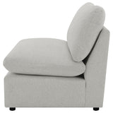 Collins Modular Power Reclining Sectional Armless Chair Grey