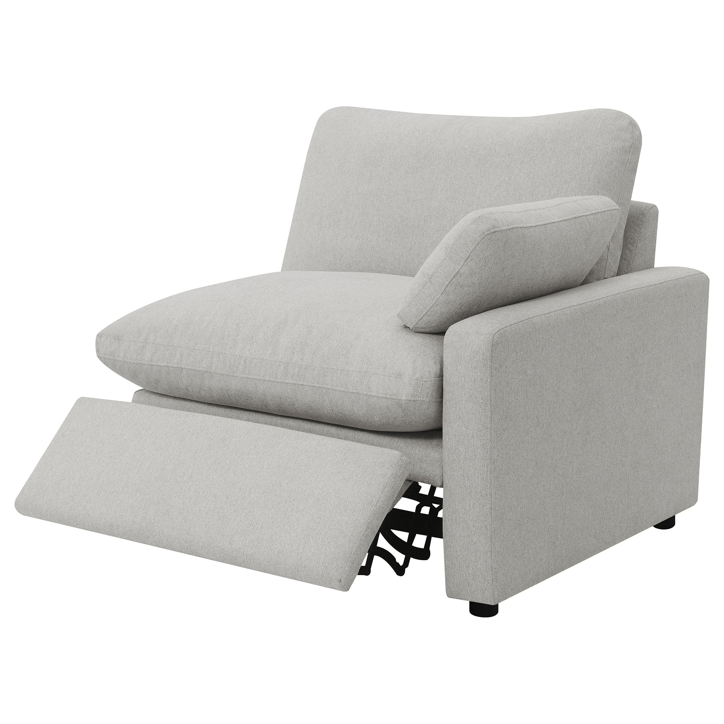 Collins 3-piece Upholstered Power Reclining Sofa Grey