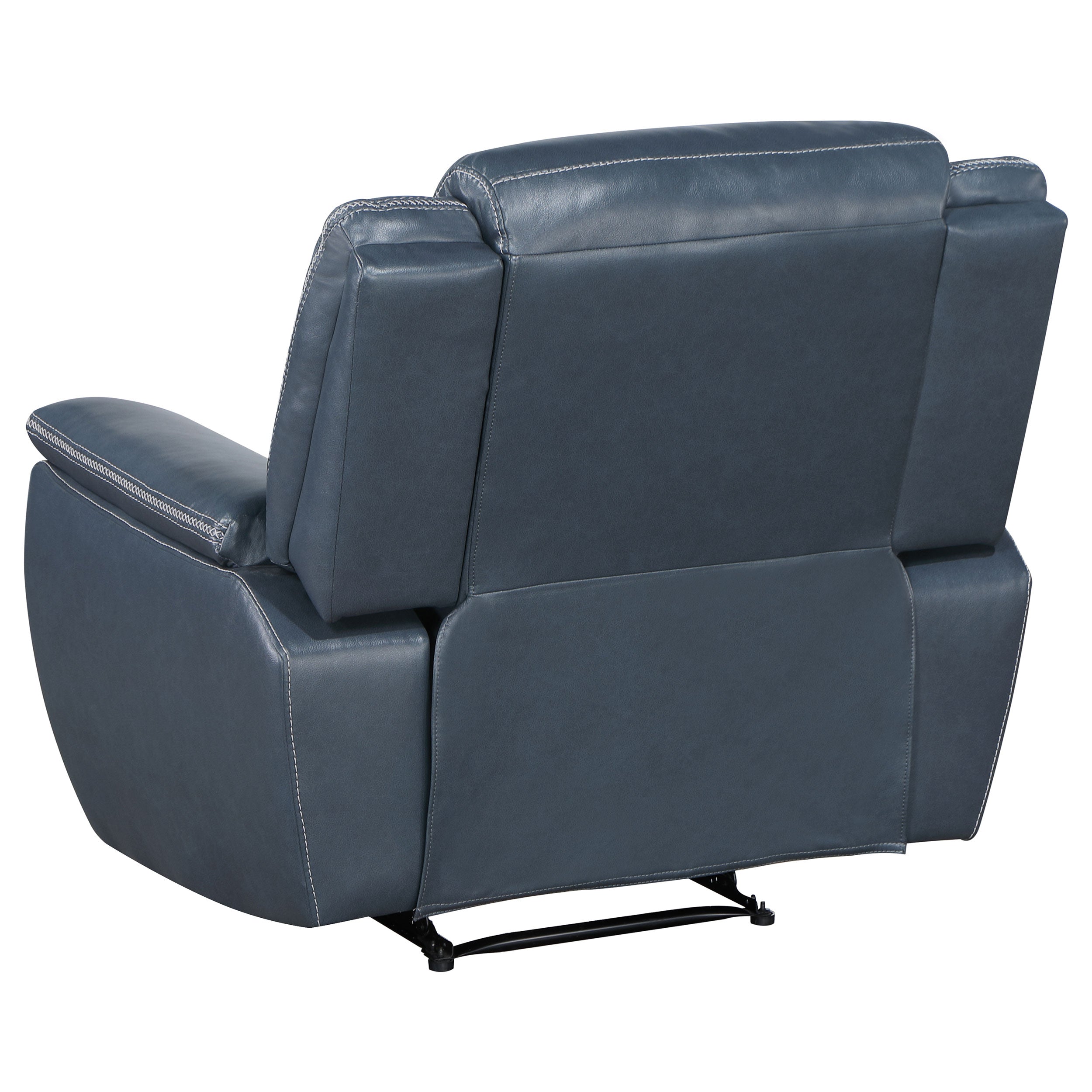 Sloane 2-piece Upholstered Motion Reclining Sofa Set Blue