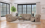 Brentwood  Upholstered Reclining Sofa Set Taupe