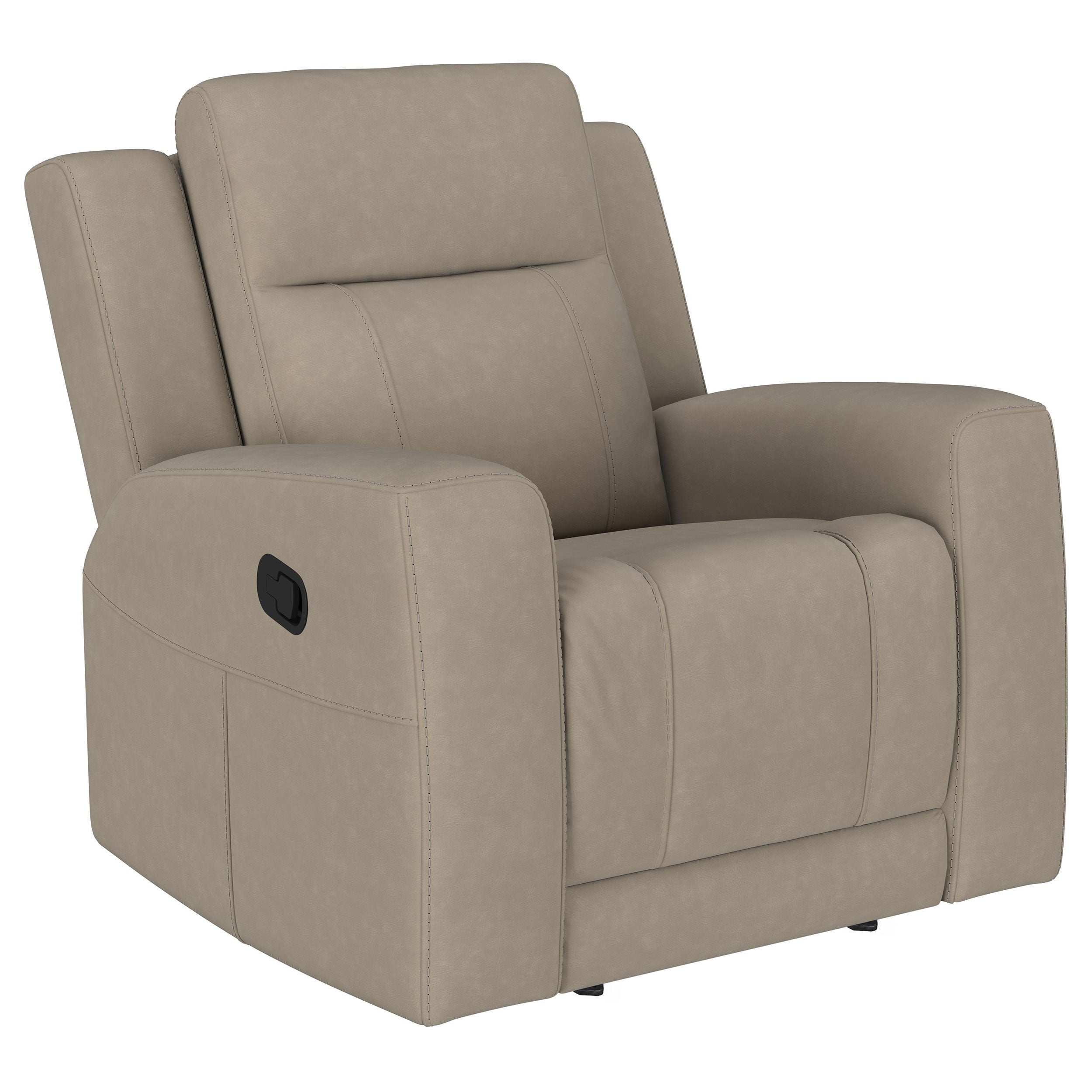 Brentwood  Upholstered Reclining Sofa Set Taupe