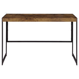 Estrella Writing Desk Antique Nutmeg and Gunmetal