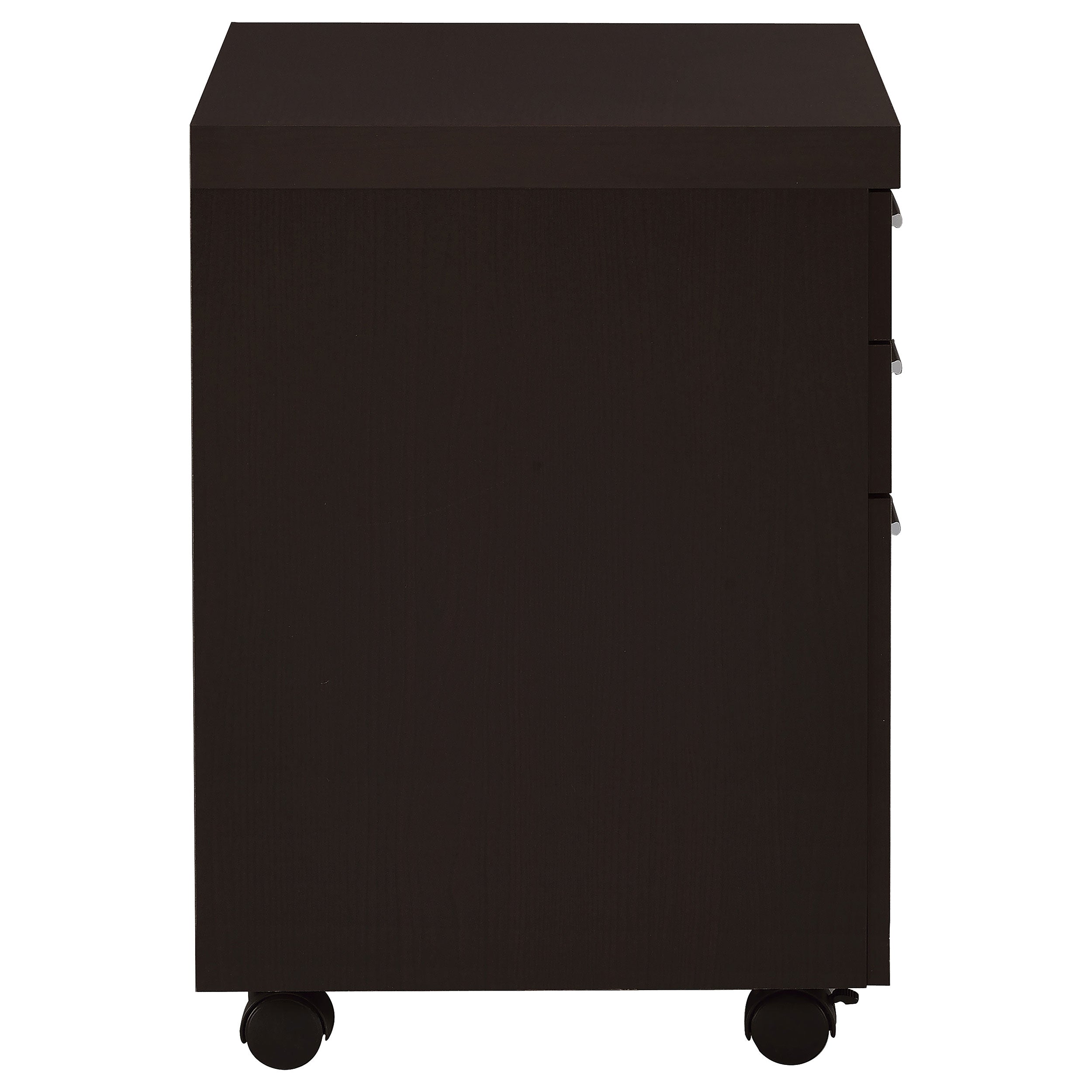 Skylar 3-drawer Mobile File Cabinet Cappuccino