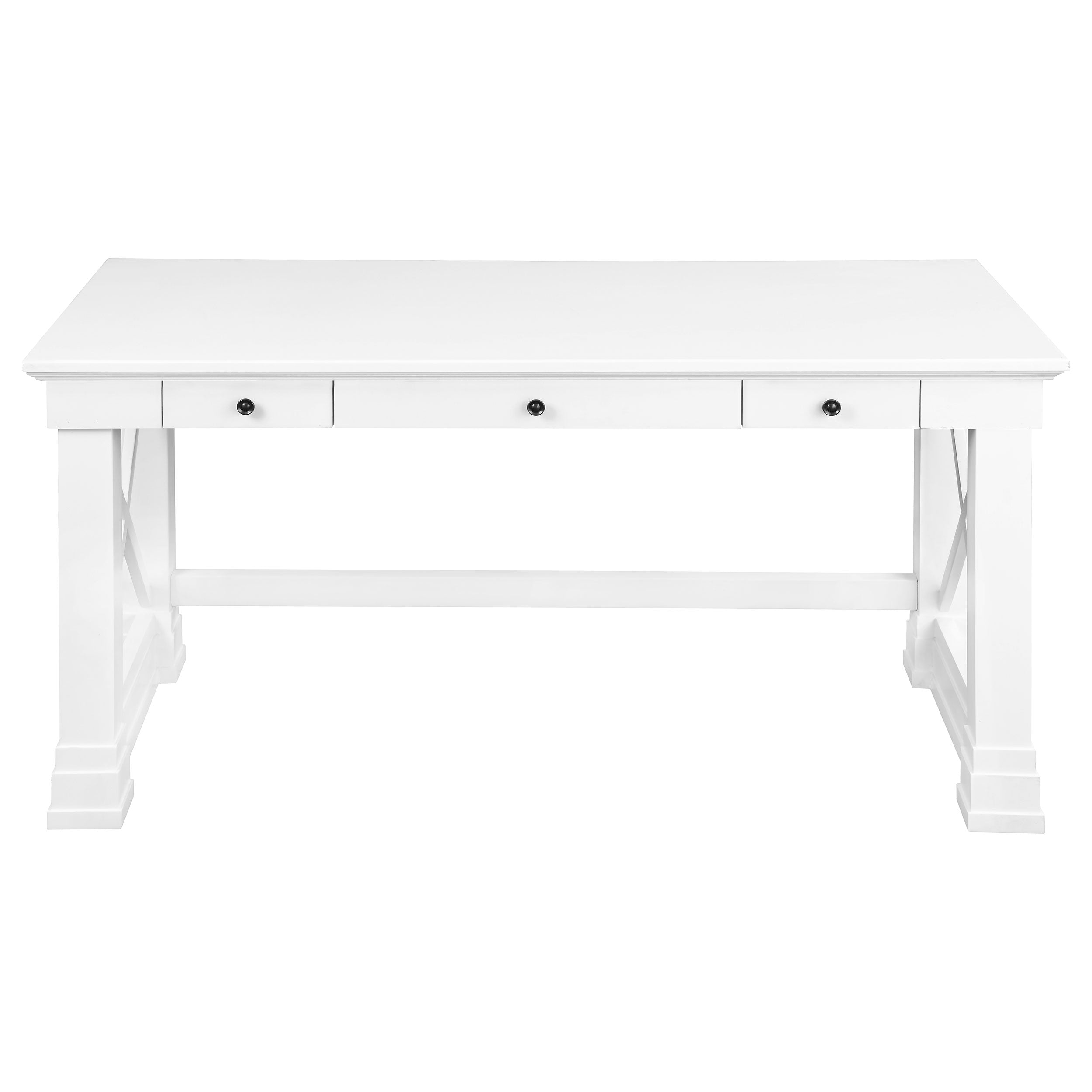 Johansson 3-drawer Writing Desk Antique White