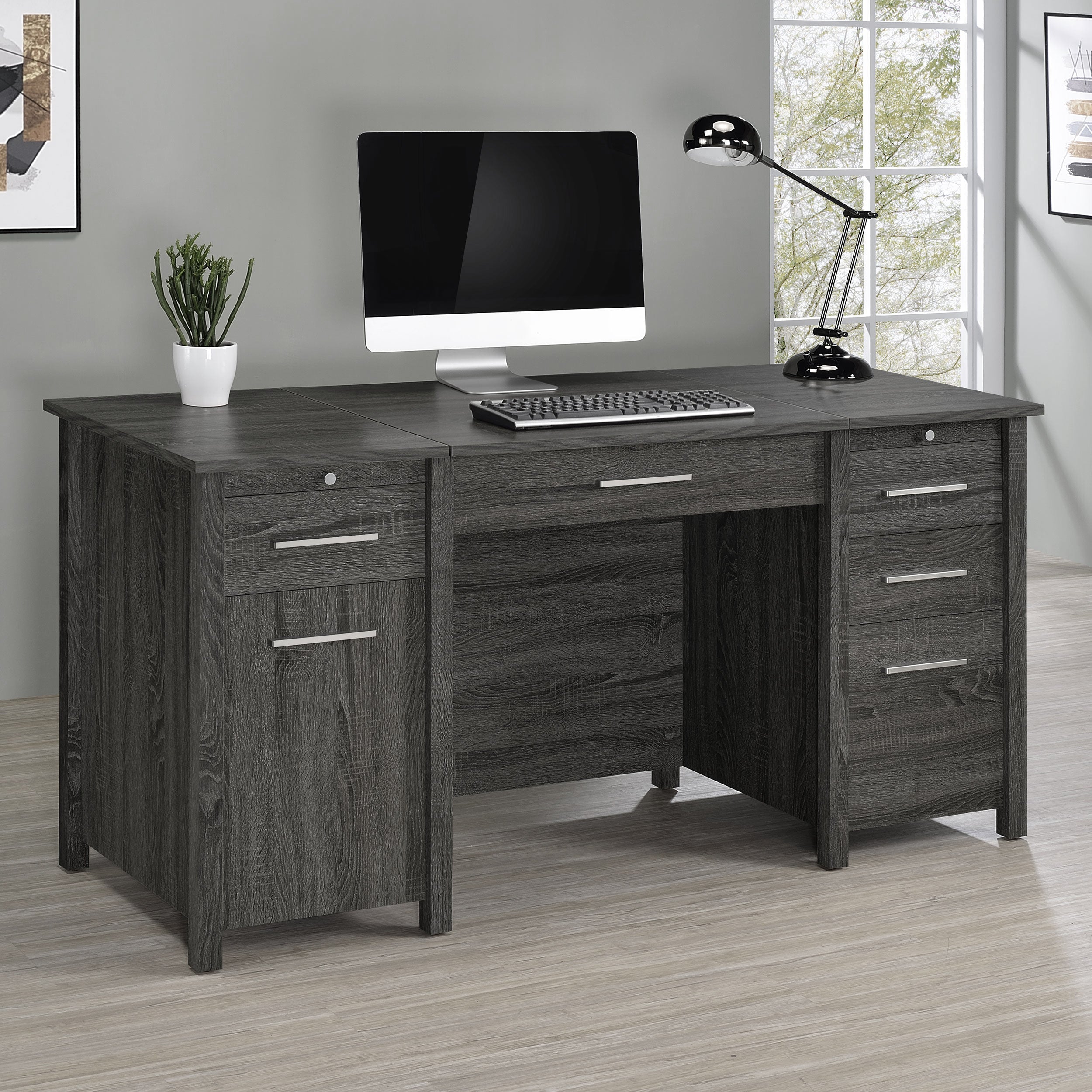 Dylan 4-drawer Lift Top Office Desk