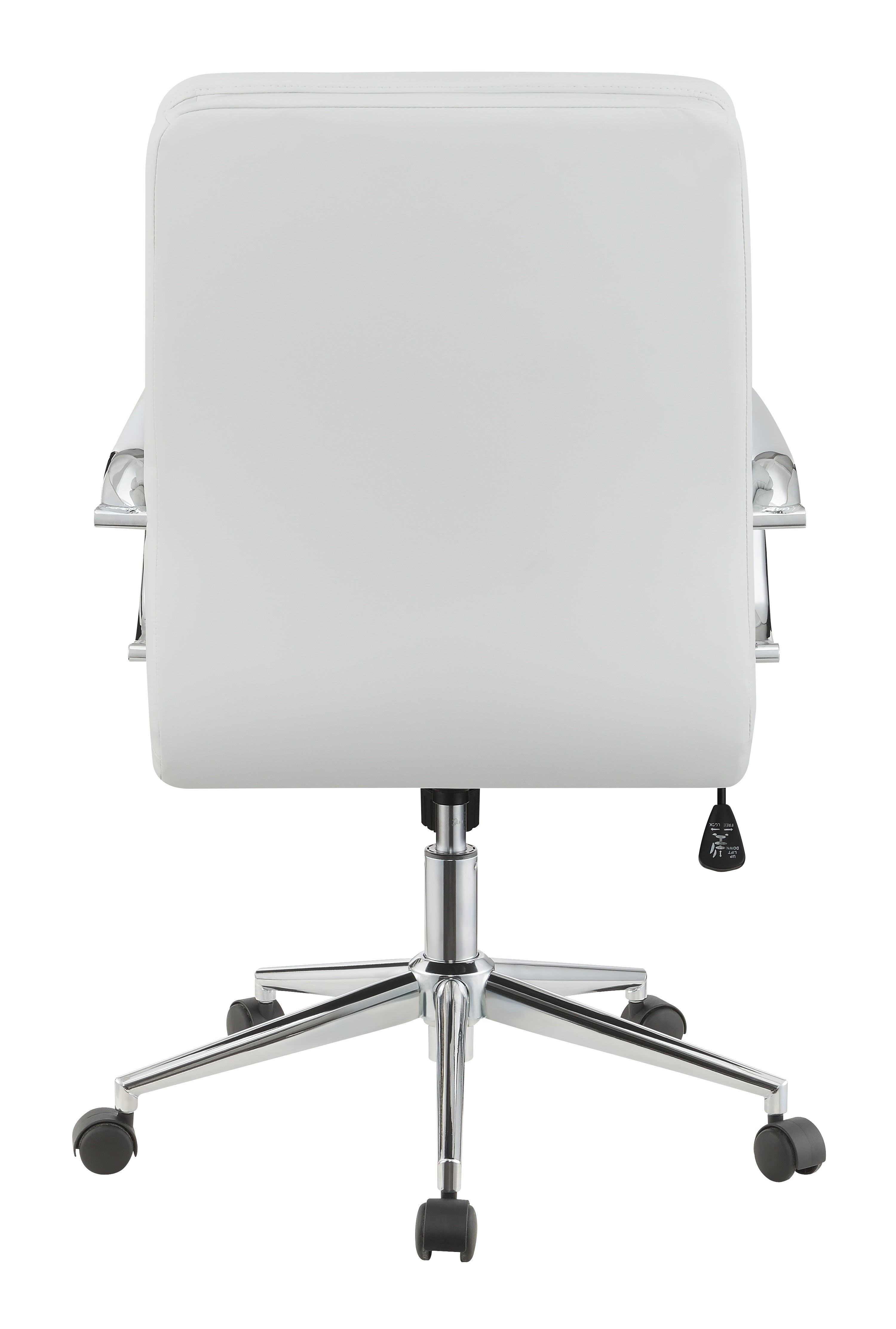 Ximena Standard Back Upholstered Office Chair White