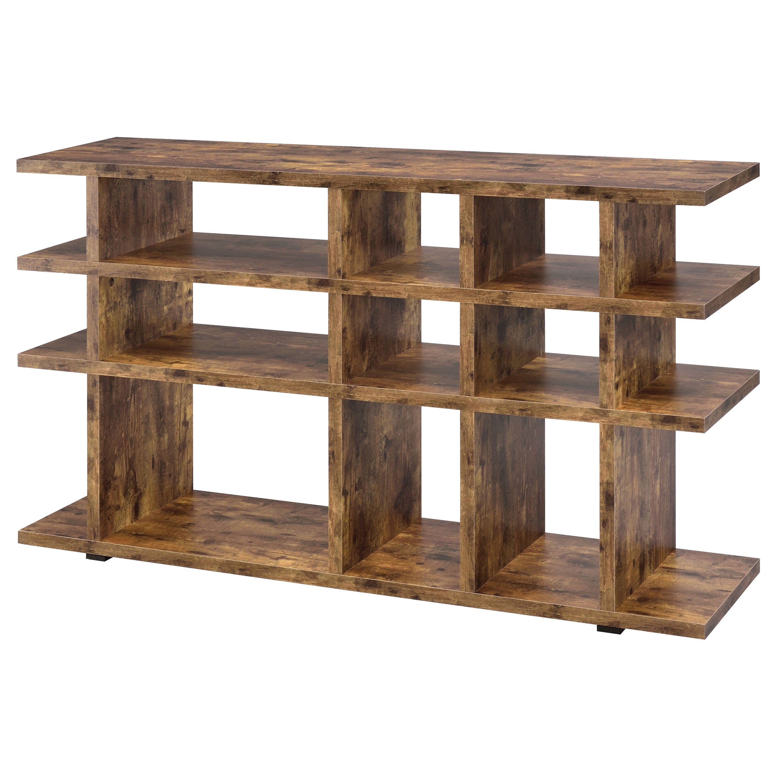 Santos 3-tier Bookcase Antique Nutmeg