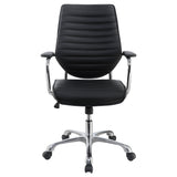 Chase High Back Office Chair Black and Chrome