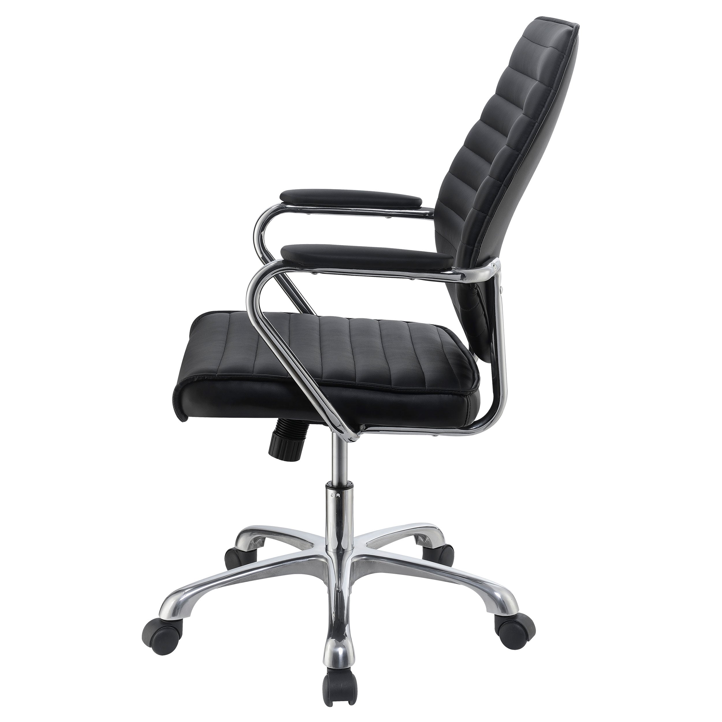 Chase High Back Office Chair Black and Chrome