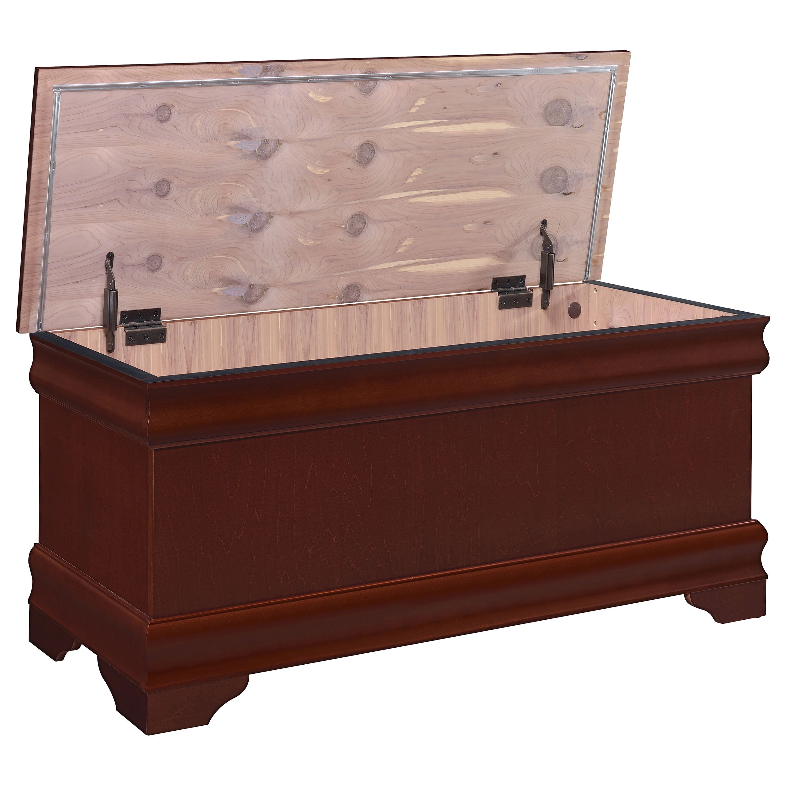 Pablo Rectangular Cedar Chest Warm Brown