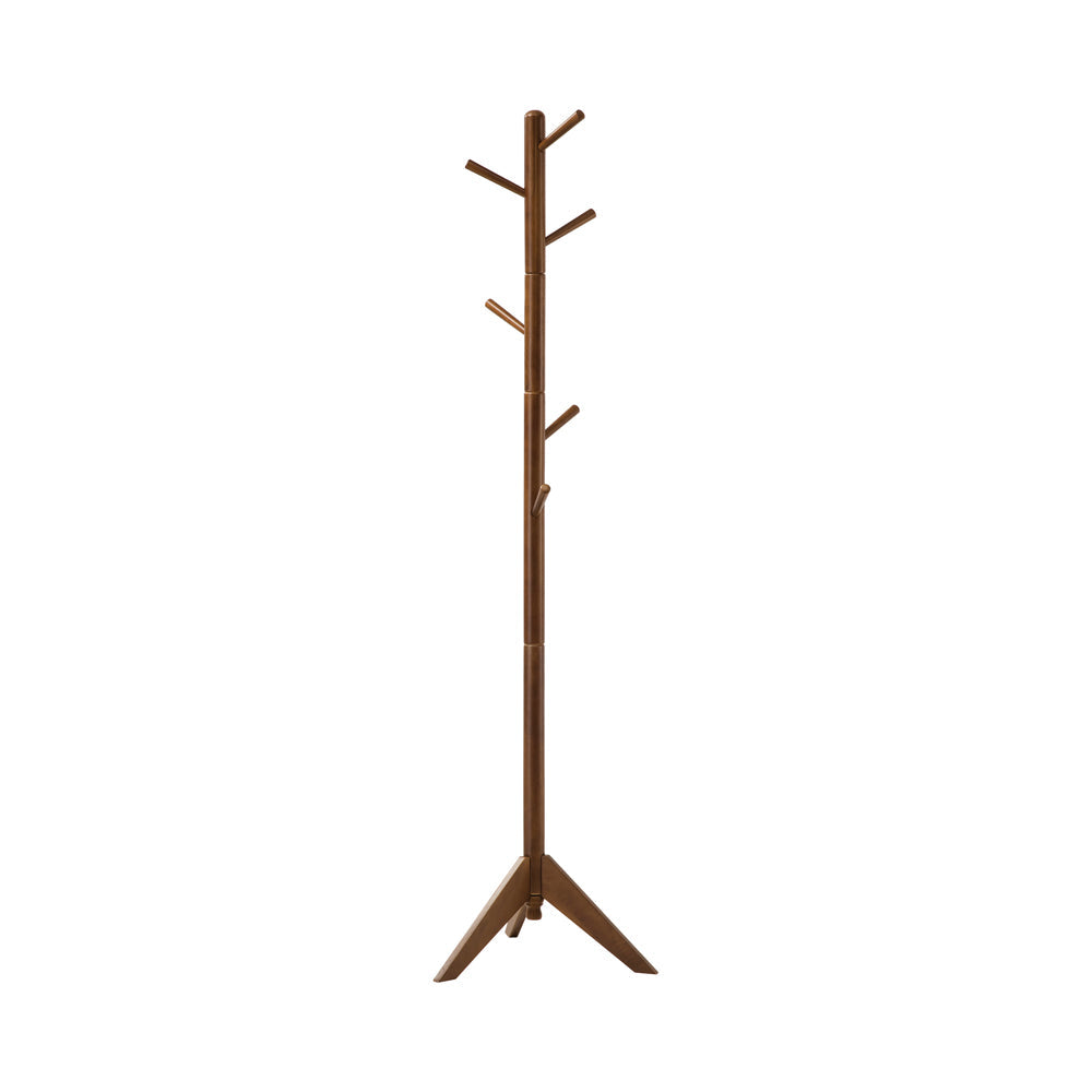 Devlin Coat Rack with 6 Hooks Walnut