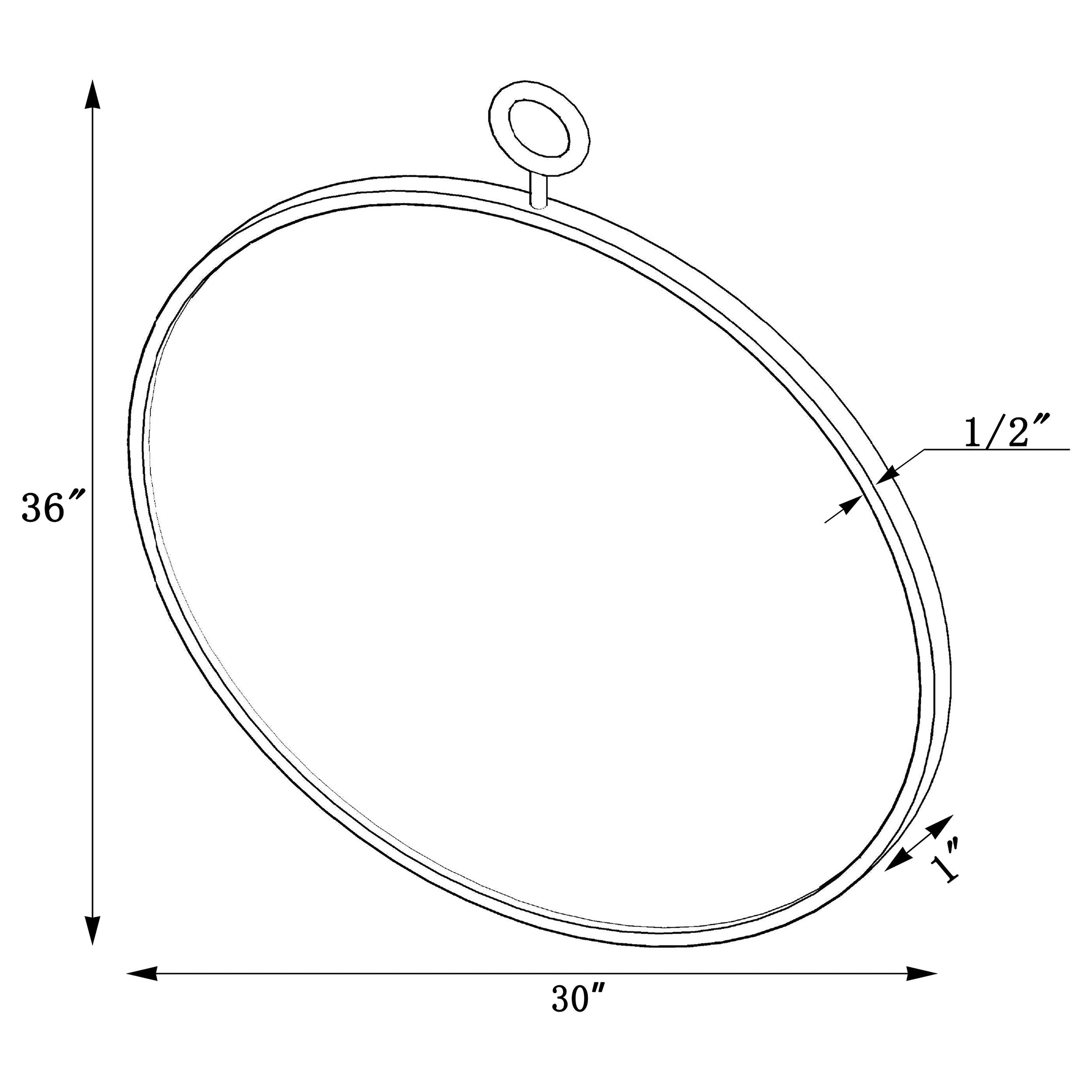 Eulaina Round Mirror Gold