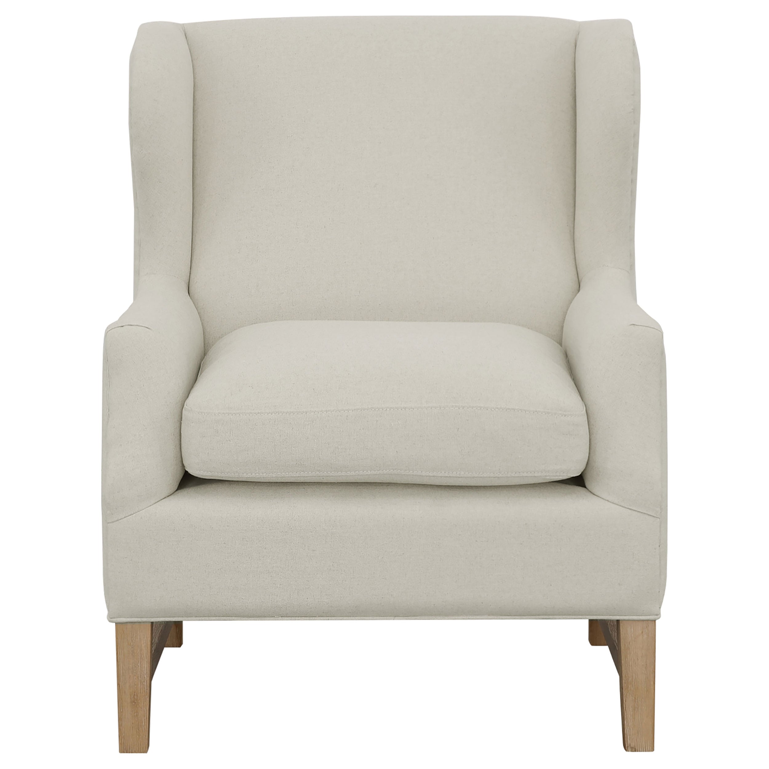 Fleur Wing Back Accent Chair Cream