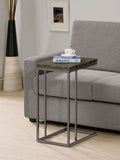 Pedro Expandable Top Accent Table Weathered Grey and Black