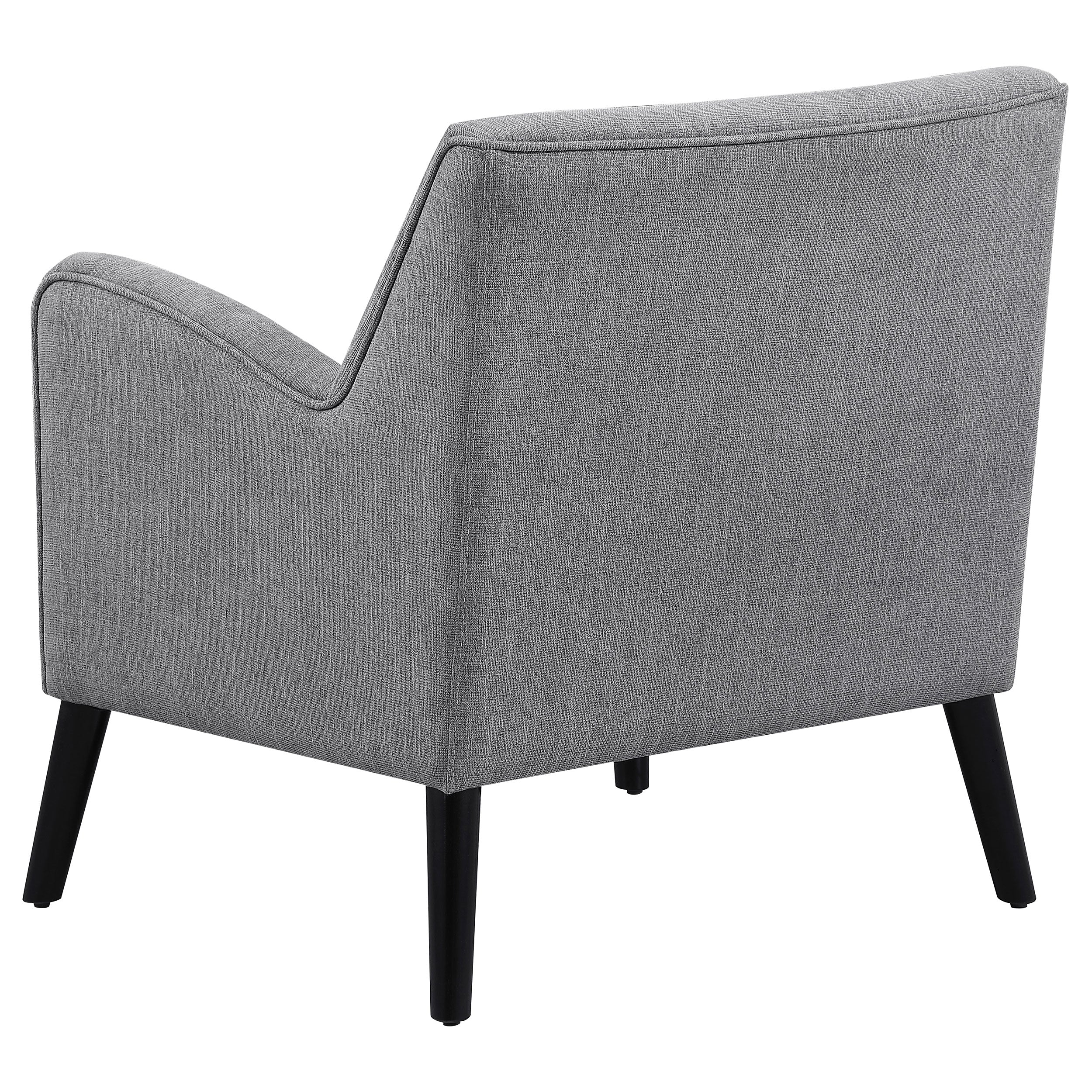 Darlene Upholstered Tight Back Accent Chair Charcoal