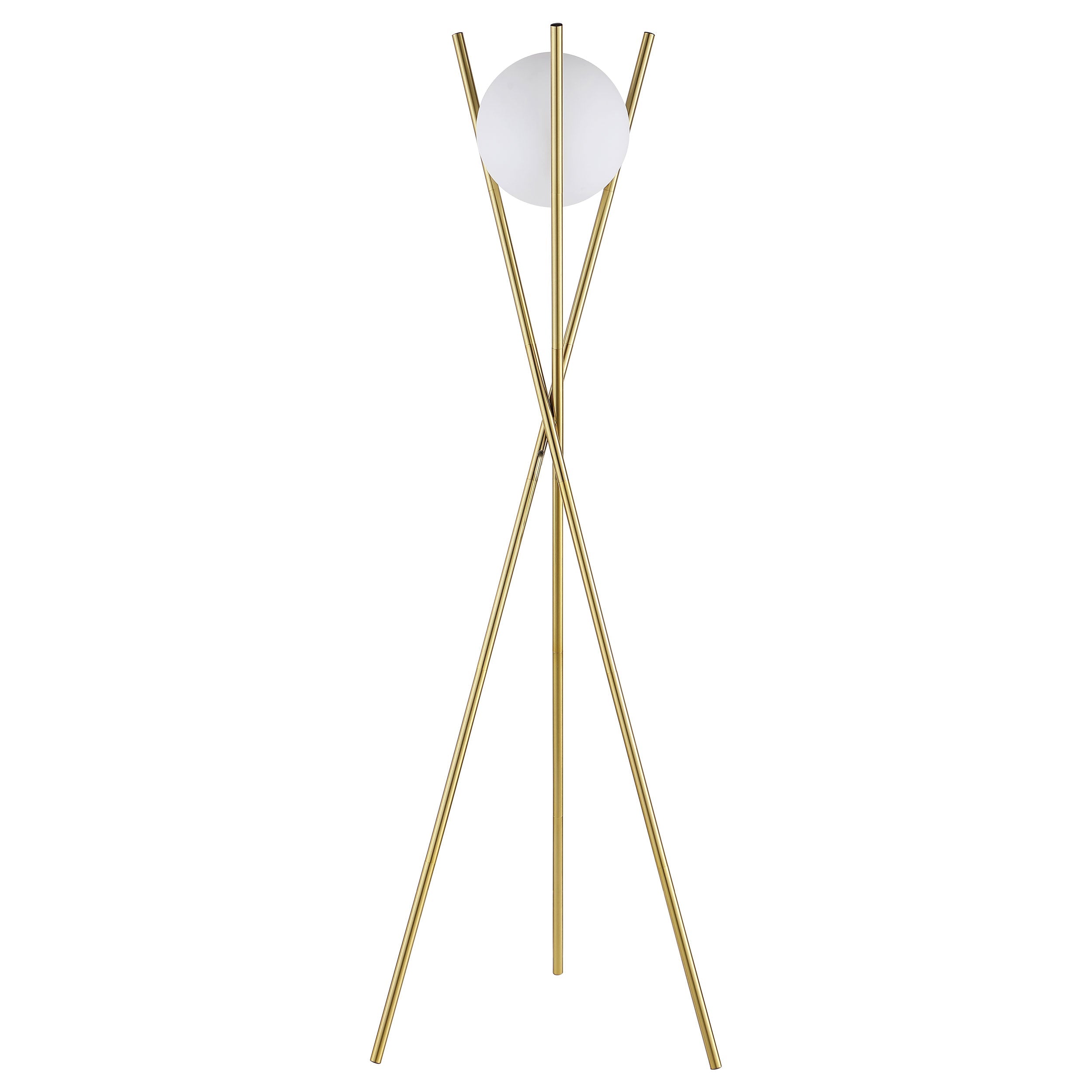 Yamileth Tripod Floor Lamp Gold