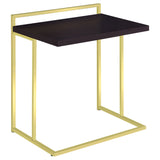 Dani Rectangular Snack Table with Metal Base