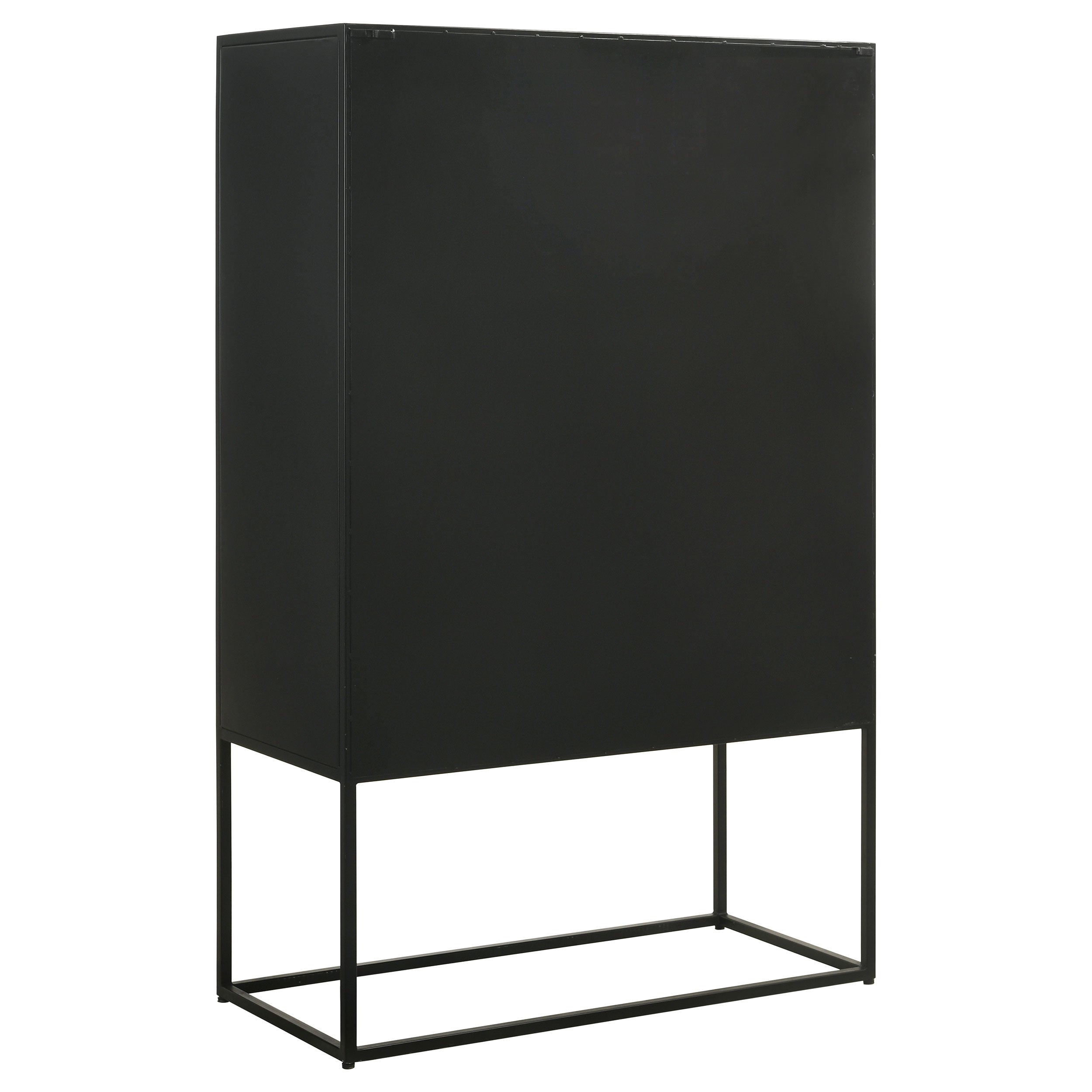 Jenna 2-door Accent Cabinet Black