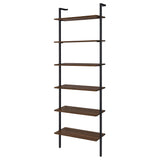 Owens 96-inch 6-shelf Wall Bookshelf Walnut