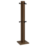 Rikkie Walnut Coat Rack Walnut and Mirror