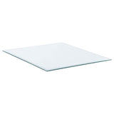 24x24-inch 6mm Rectangular Clear Tempered Glass Top